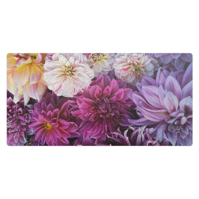 Duża podkładka na biurko dla dzieci Kwiatowy wzór dalii