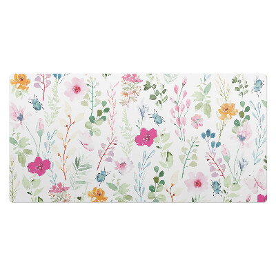 Duża podkładka ochronna na biurko Kwiatowy wzór vintage