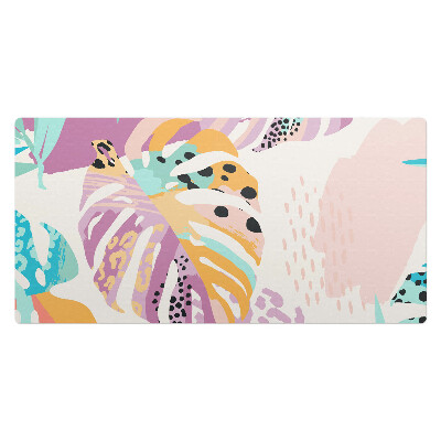 Mata ochronna na biurko Abstrakcyjne liście