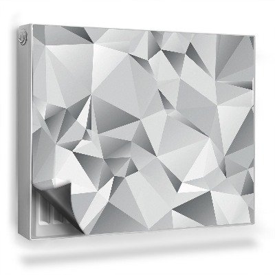 Mata magnetyczna na grzejnik Geometryczna, abstrakcyjna kompozycja