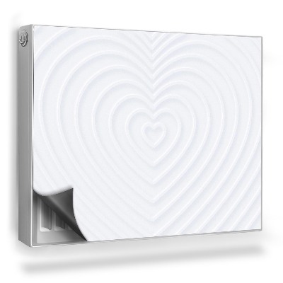 Mata magnesowa na kaloryfer Delikatny zwielokrotniony kształt serca