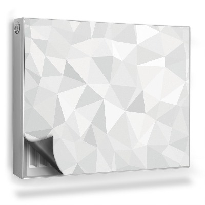 Mata magnetyczna na grzejnik Geometryczne, abstrakcyjne jasne struktury