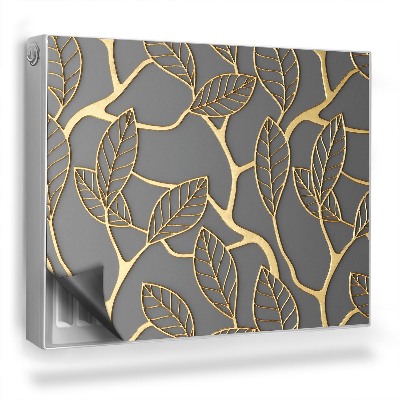 Mata magnesowa na kaloryfer Dekoracja ażurowa w kształcie gałązek listów