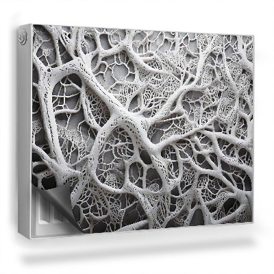 Mata magnetyczna na grzejnik Biologiczna kompozycja, gałęzie, korzenie