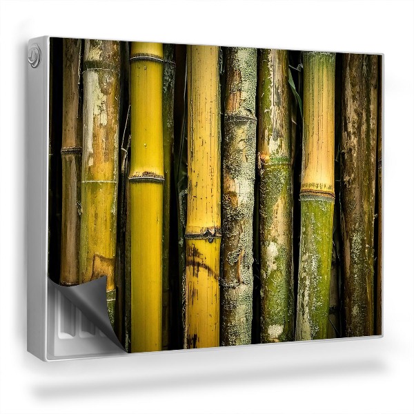 Mata magnesowa na kaloryfer Łodygi bambusa ułożone pionowo zoom