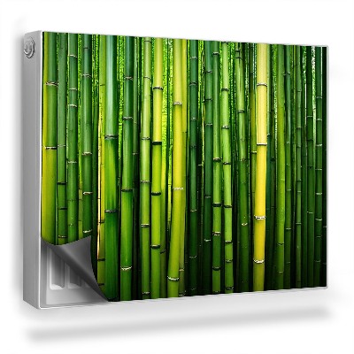 Mata magnetyczna na grzejnik Łodygi bambusa pionowe soczysta zieleń