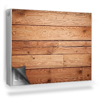 Mata magnetyczna na grzejnik Deski drewniane, poziome, naturalne