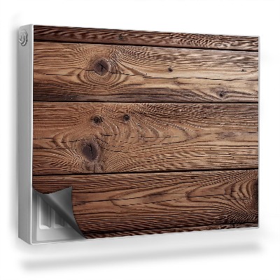 Mata magnesowa na kaloryfer Drewniane deski z sękami naturalna tekstura