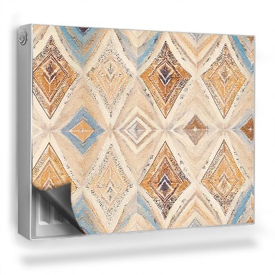 Mata magnetyczna na grzejnik Geometryczny wzór boho, etniczne motywy