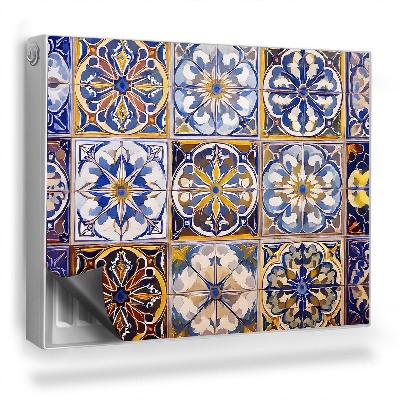 Mata magnesowa na kaloryfer Kolorowe kafelki w marokańskie wzory