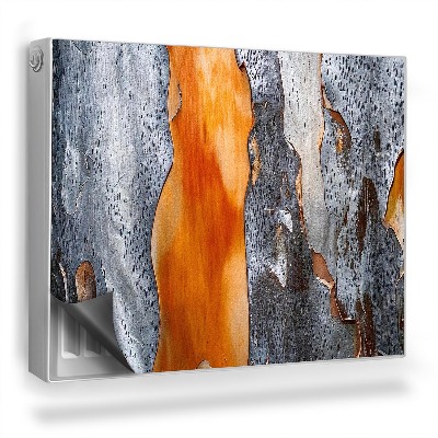 Mata magnesowa na kaloryfer Abstrakcyjna kora drzewa bursztynowa żywica