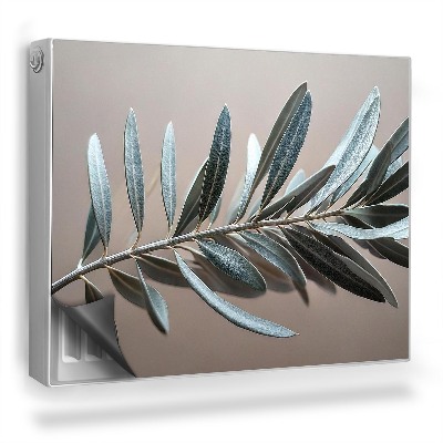 Mata magnetyczna na grzejnik Gałązka drzewka oliwnego zgaszone barwy