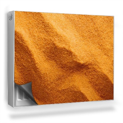 Mata magnesowa na kaloryfer Pofalowany piasek ciepłe barwy kontrast