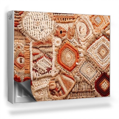 Mata magnetyczna na grzejnik Mieszanka naturalnych wełnianych tekstur