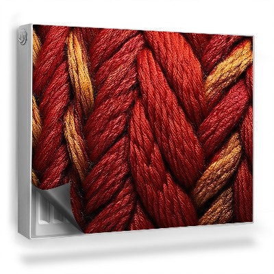 Mata magnetyczna na grzejnik Gruby splot wełny tekstura swetra