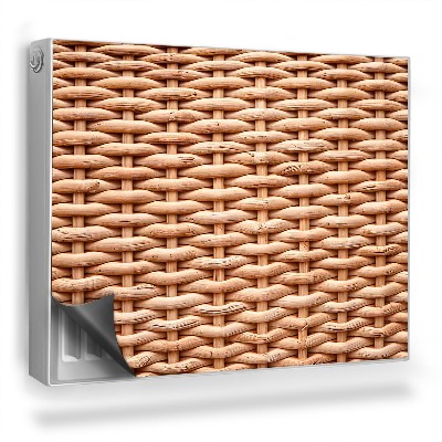 Mata magnetyczna na grzejnik Wiklinowa plecionka naturalne barwy