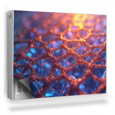 Mata magnetyczna na grzejnik Ażurowa biologiczna struktura z kryształów