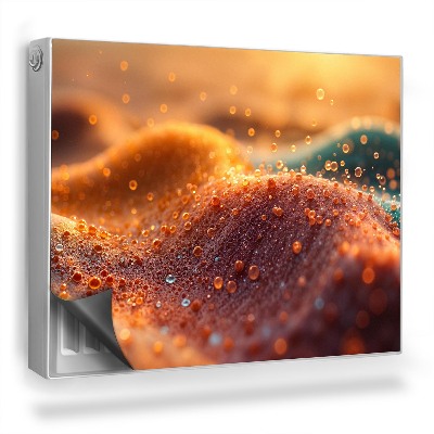 Mata magnesowa na kaloryfer Kolorowy piasek tęczowa pustynia tekstura