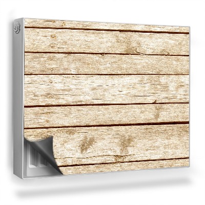 Mata magnesowa na kaloryfer Jasne drewniane deski słoje i sęki, poziom