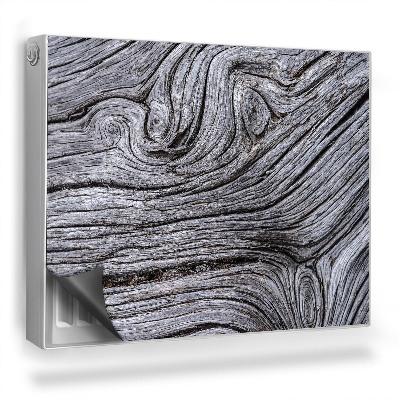 Mata magnesowa na kaloryfer Zbliżenie na stare drewno, sęki i słoje