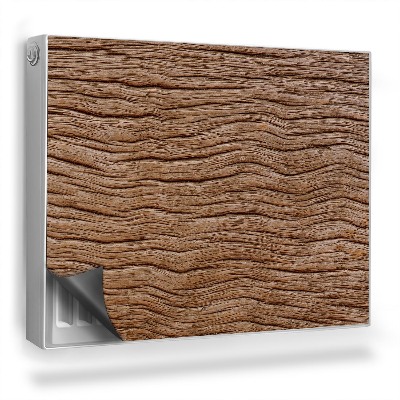 Mata magnetyczna na grzejnik Deska w zbliżeniu naturalna tekstura drewna