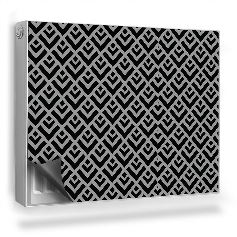 Mata magnetyczna na grzejnik Geometryczny wzór kwadratów