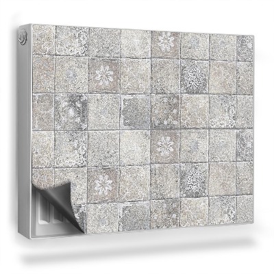 Mata magnesowa na kaloryfer Mozaika starych kafelków ozdobne płytki