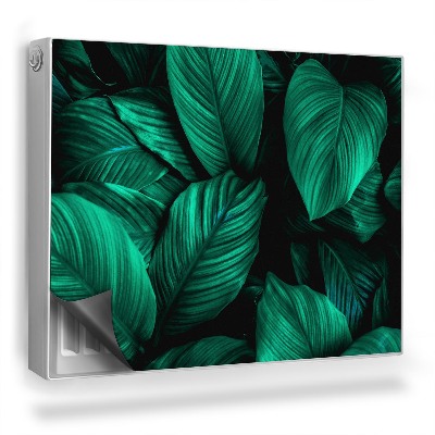 Mata magnesowa na kaloryfer Zagęszczone liście z dżungli mroczny klimat