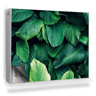 Mata magnetyczna na grzejnik Nachodzące na siebie liście z dżungli