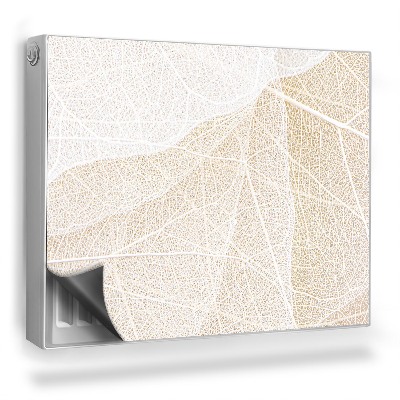 Mata magnetyczna na grzejnik Żyłki liści abstrakcyjna kompozycja roślinna