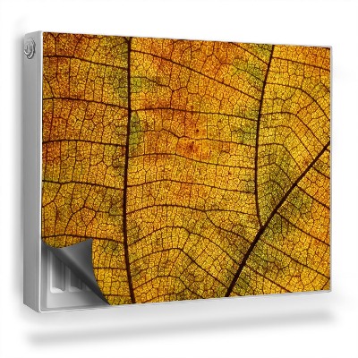Mata magnetyczna na grzejnik Tekstura drobne żyłki jesiennego liścia