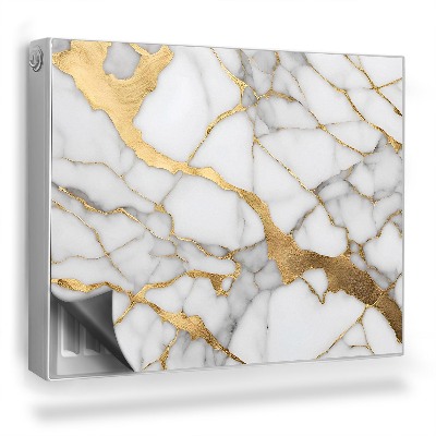 Mata magnesowa na kaloryfer Elegancka kamienna tekstura zdobiony marmur