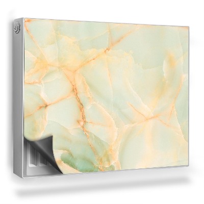 Mata magnetyczna na grzejnik Pastelowy marmur zdobiony kamień tekstura