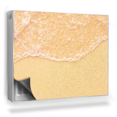 Mata magnetyczna na grzejnik Jasny piasek fala przeźroczystej wody