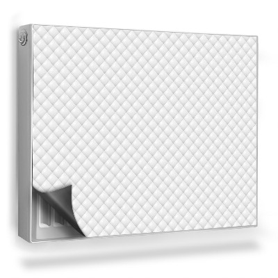 Mata magnetyczna na grzejnik Drobno pikowany materiał jasna tekstura