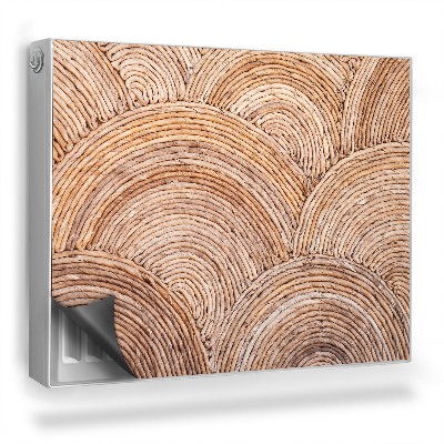 Mata magnesowa na kaloryfer Wiklinowe nachodzące na siebie półokręgi