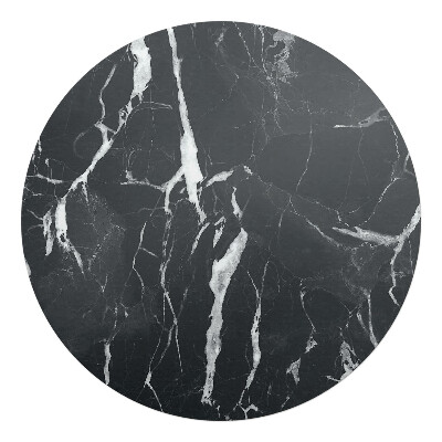 Podkładka pod krzesło obrotowe okrągła Marmurowe żyłki