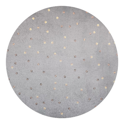 Mata na podłogę pod krzesło okrągła Pastelowe kropki tła