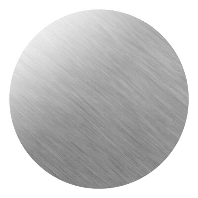 Mata pod fotel biurowy okrągła Metaliczna tekstura