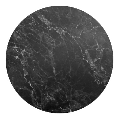 Podkładka pod krzesło obrotowe okrągła Marmurowe żyłki
