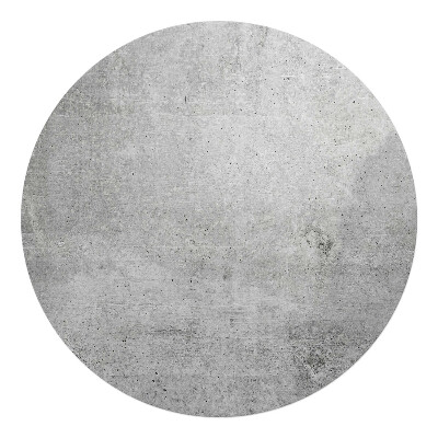 Mata pod krzesło okrągła Betonowa faktura