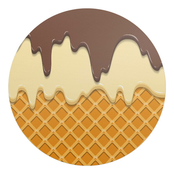 Wafel z polewą