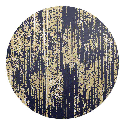 Podkładka pod krzesło okrągła Pionowe ornamenty