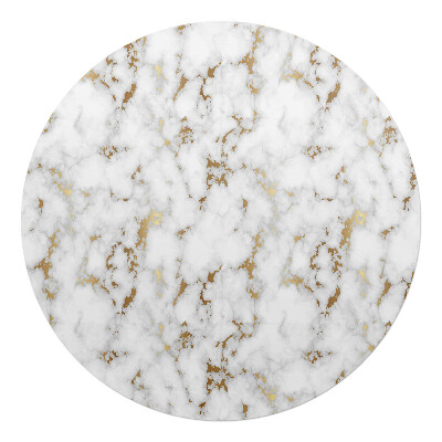 Podkładka pod krzesło obrotowe okrągła Marmurowy wzór tła