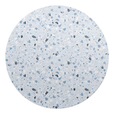 Mata pod krzesło okrągła Mozaika terrazzo