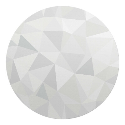 Podkładka pod krzesło okrągła Geometryczny wzór 3D