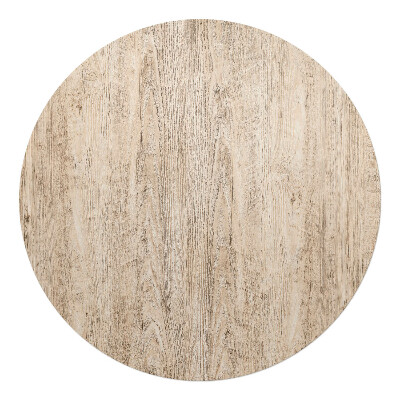 Mata pod fotel biurowy okrągła Drewniana struktura