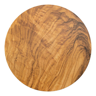 Podkładka pod krzesło okrągła Drewniane słoje