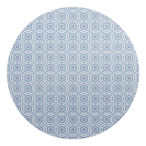 Podkładka pod krzesło okrągła Geometryczny wzór kół
