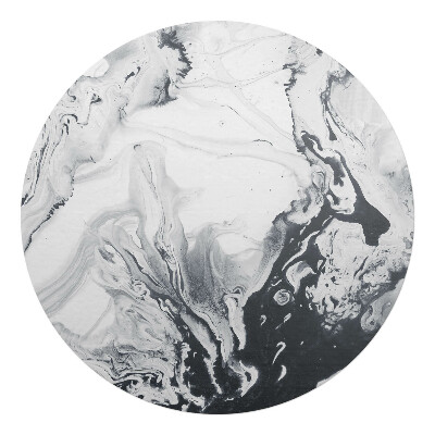 Mata pod krzesło okrągła Abstrakcyjne wiry